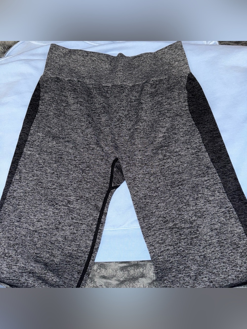 PINK Victoria's Secret Gray Marled Seamless Leggings